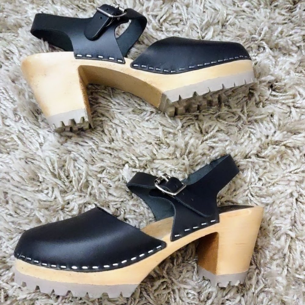 MIA Abba Ankle Strap Clogs